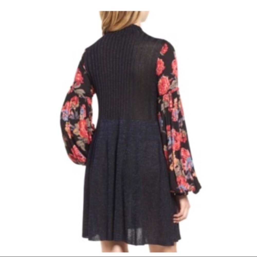 FREE PEOPLE METALLIC SWEATER DRESS - Picture 4 of 5